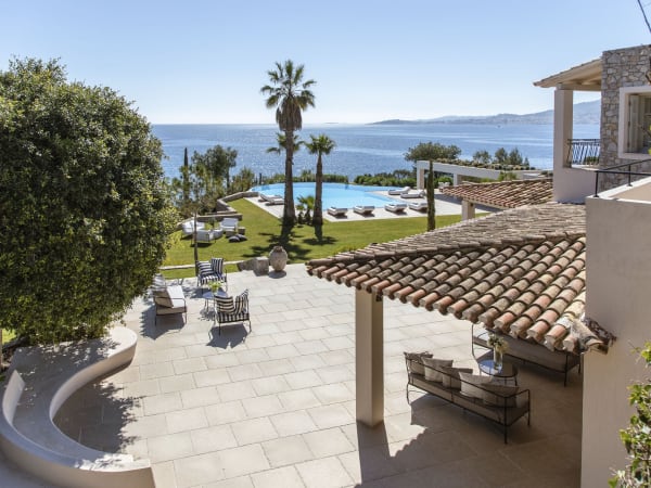 Glorious sea views abound at Koralli.